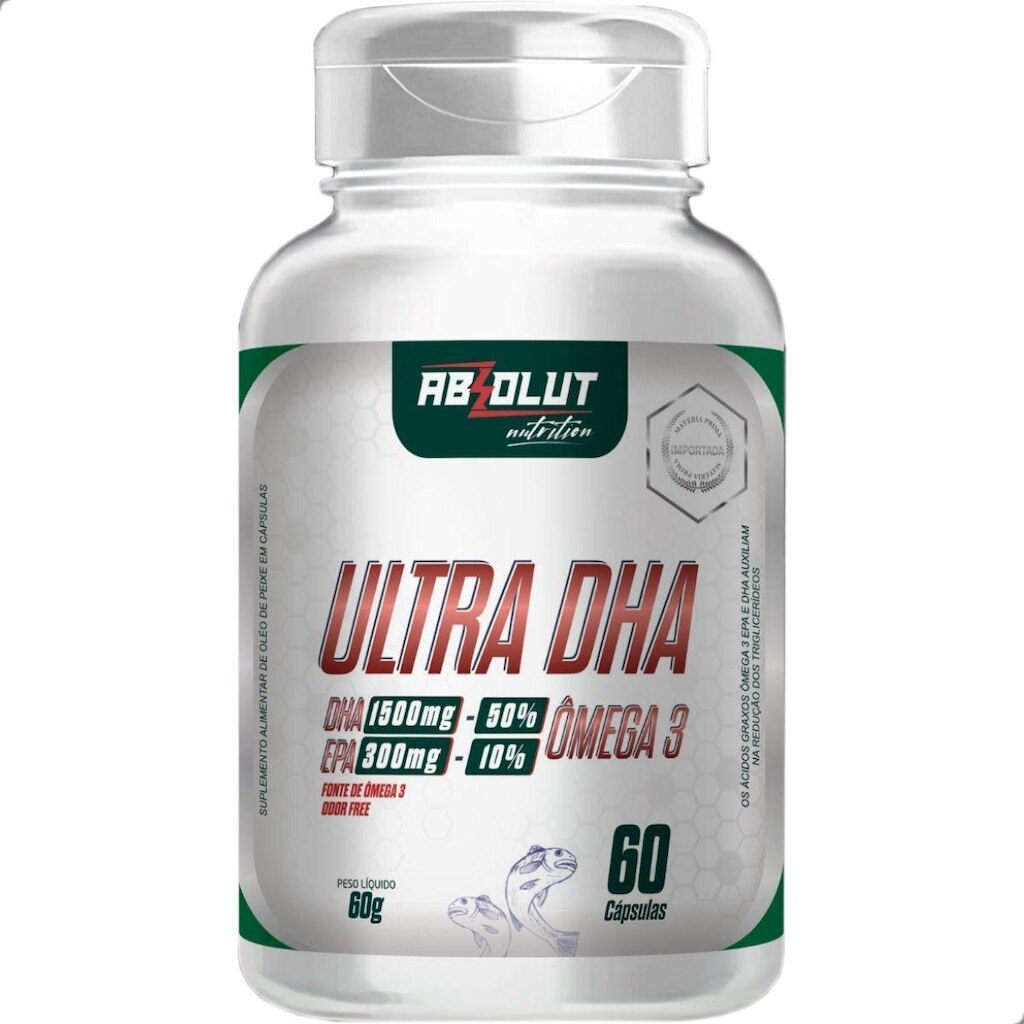 Ômega 3 Ultra EPA DHA 60 Capsulas Absolut Nutrition