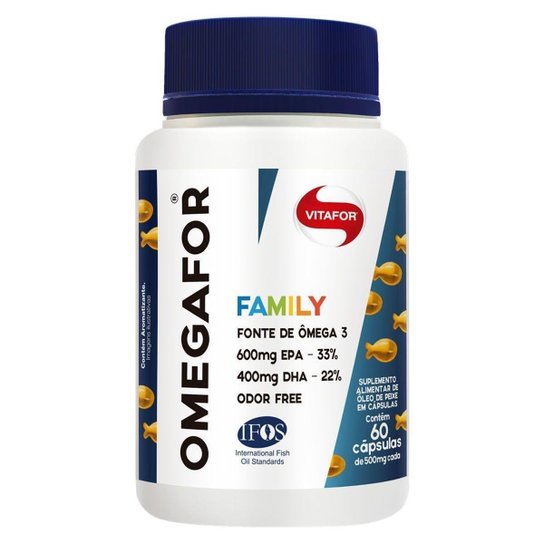 Omegafor Family 500mg - 60 Cápsulas - Vitafor é ruim? Omegafor Family 500mg - 60 Cápsulas - Vitafor é boa?