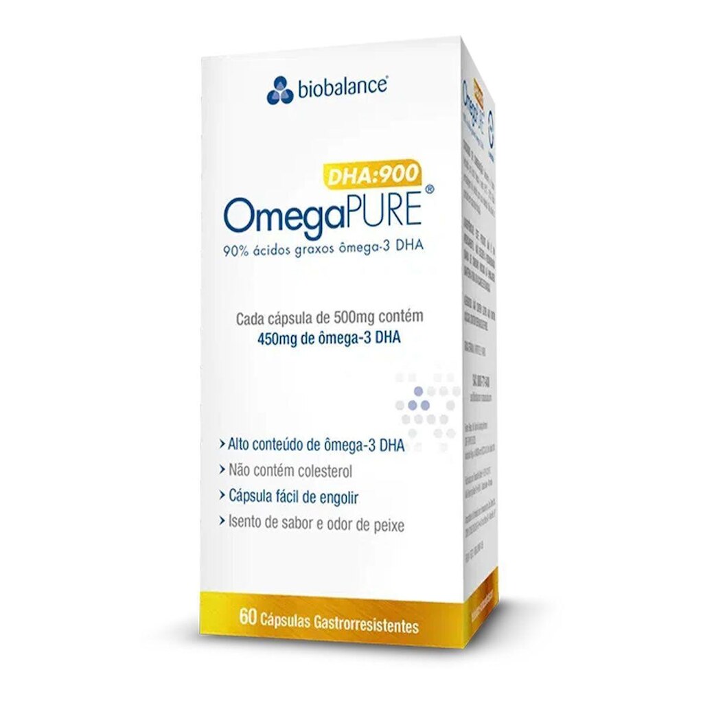 Omegapure Dha - 60 Cápsulas 500mg - Biobalance