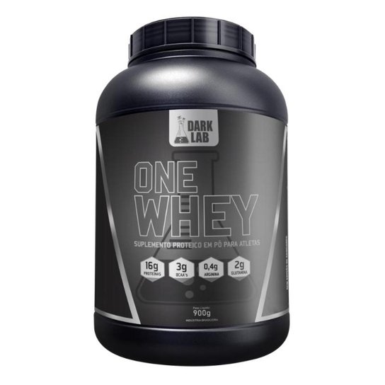 One Whey Protein 900G - Morango - Dark Lab Menor preço em One Whey Protein 900G - Morango - Dark Lab