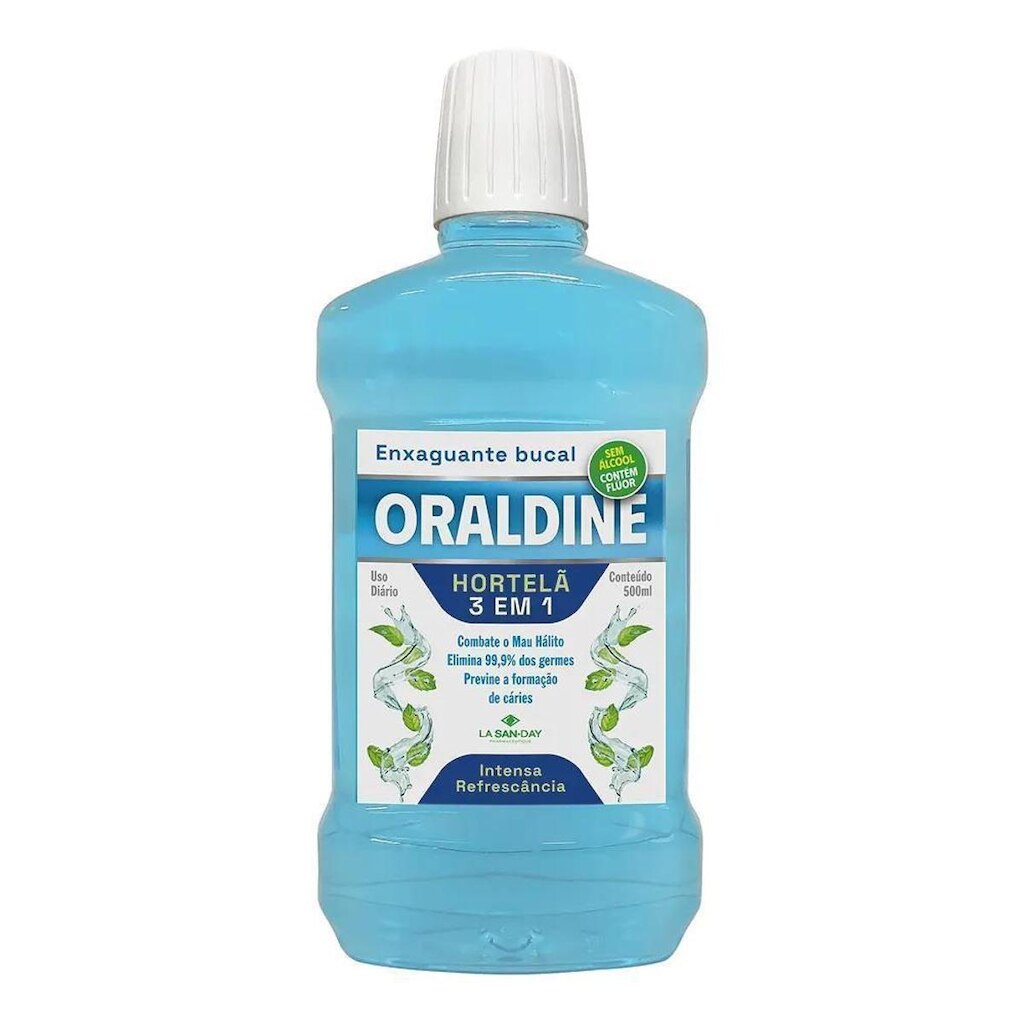 Oraldine Hortelã 500ml Com Álcool