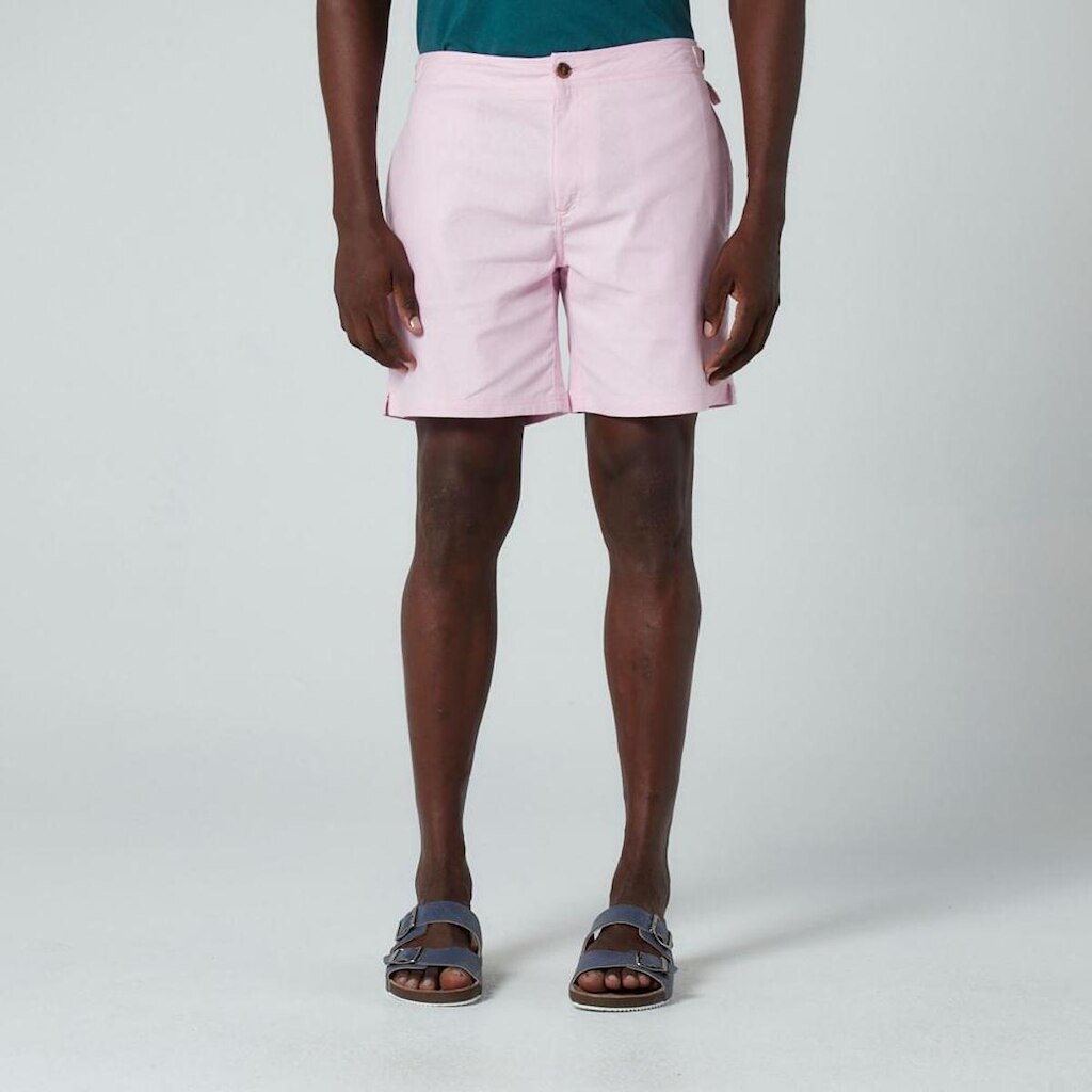 Original Penguin Bermuda Chino de Linho Rosa Original Penguin