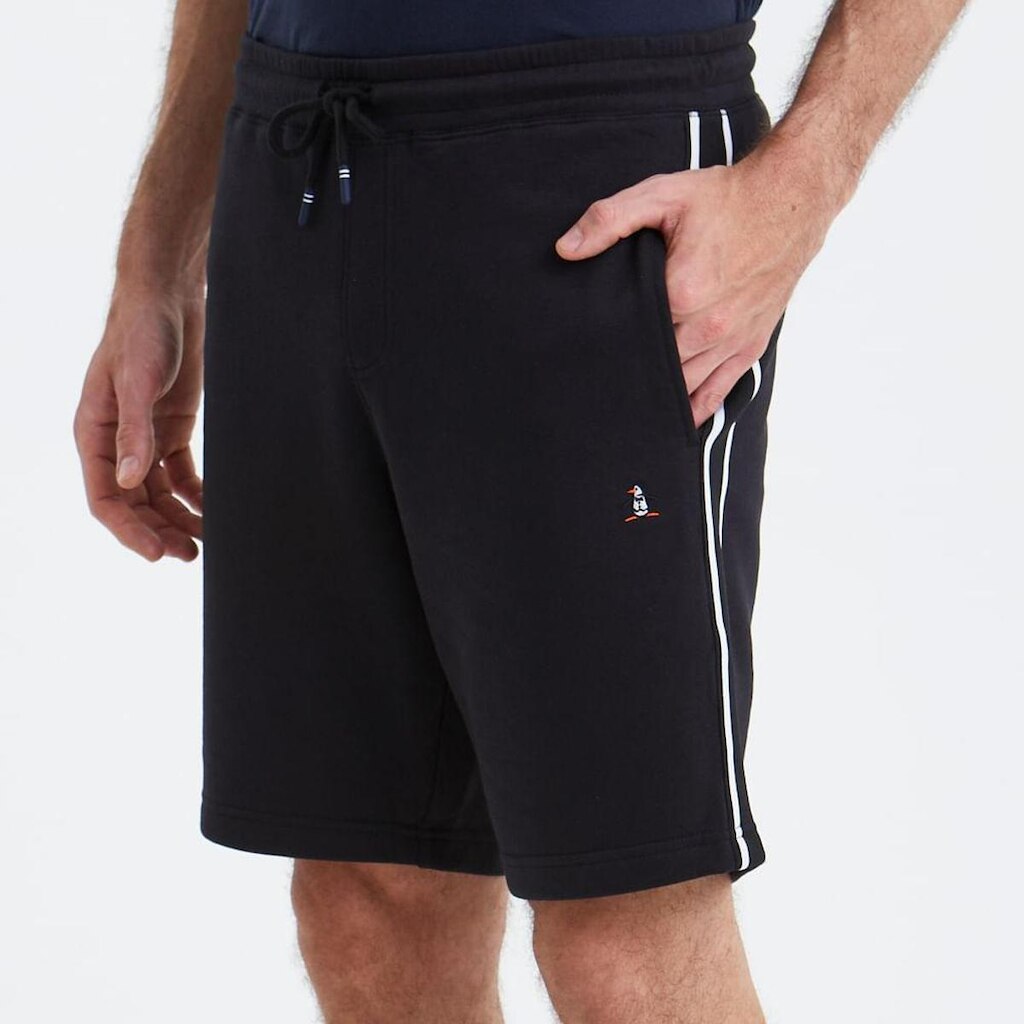 Original Penguin Bermuda de Moletom Preta Original Penguin