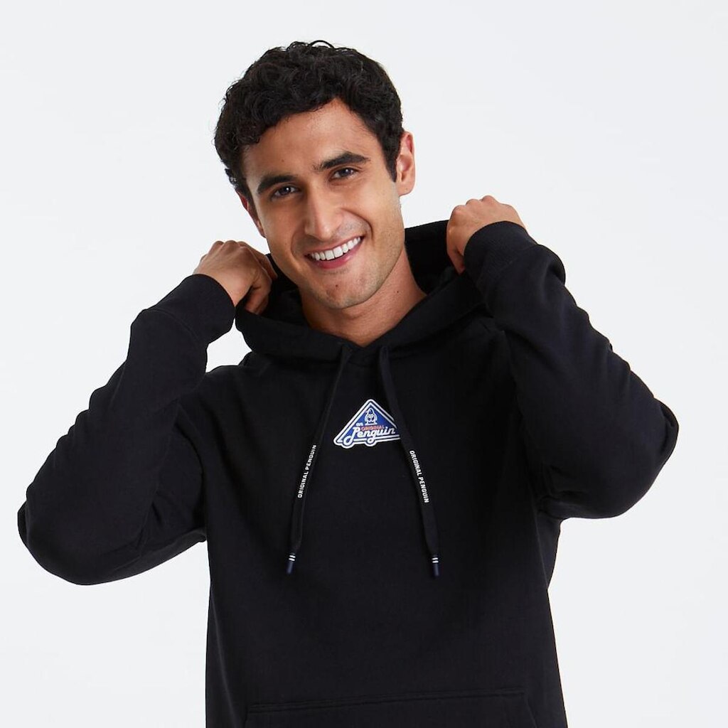 Original Penguin Blusa de Moletom Preta Original Penguin