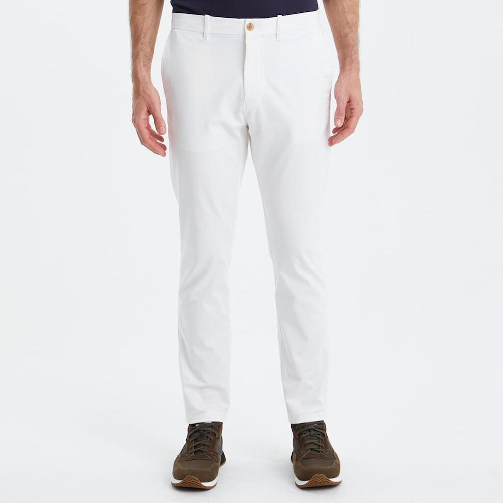 Original Penguin Calça Chino Sarja Branca Original Penguin