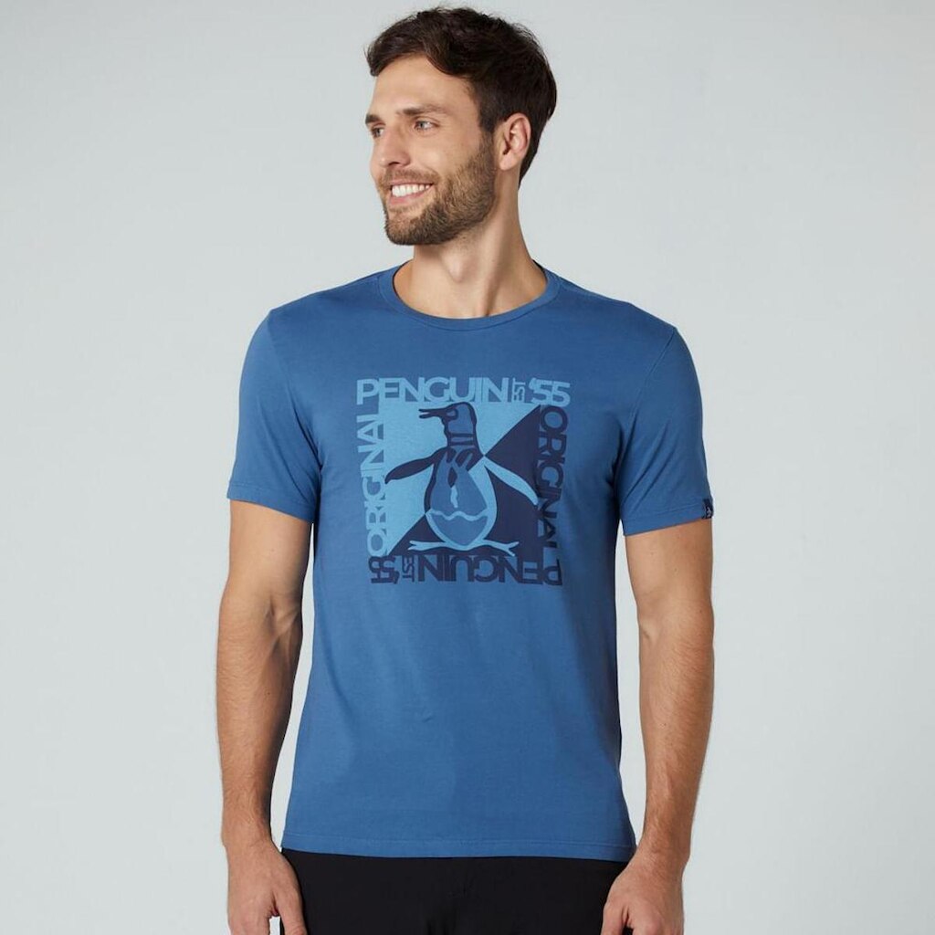 Original Penguin Camiseta Azul Original Penguin
