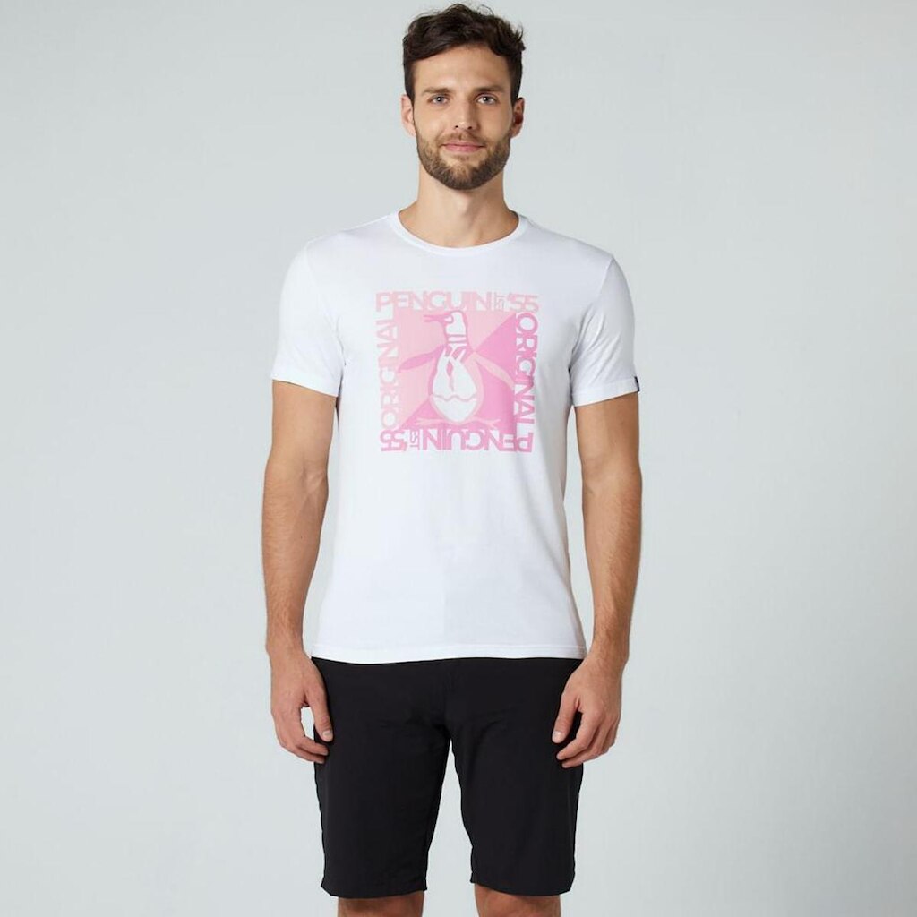 Original Penguin Camiseta Branca Original Penguin