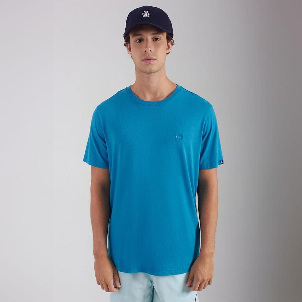 Original Penguin Camiseta Estampada Azul Original Penguin