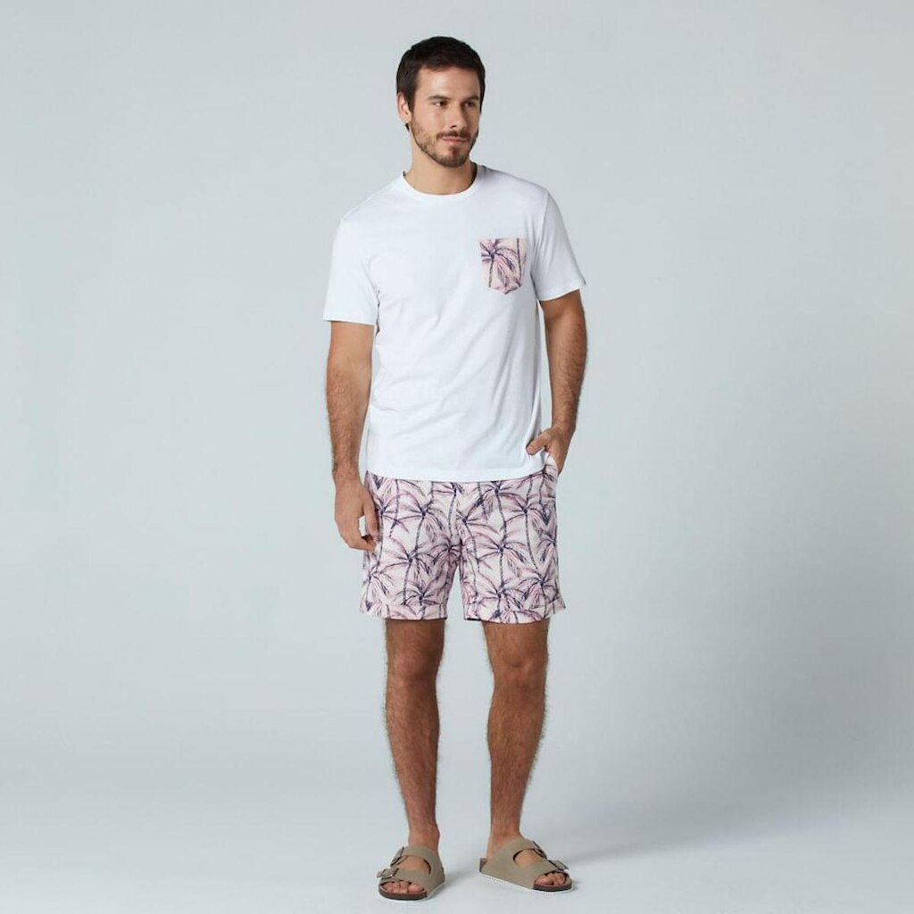 Original Penguin Camiseta Estampada Branca Original Penguin