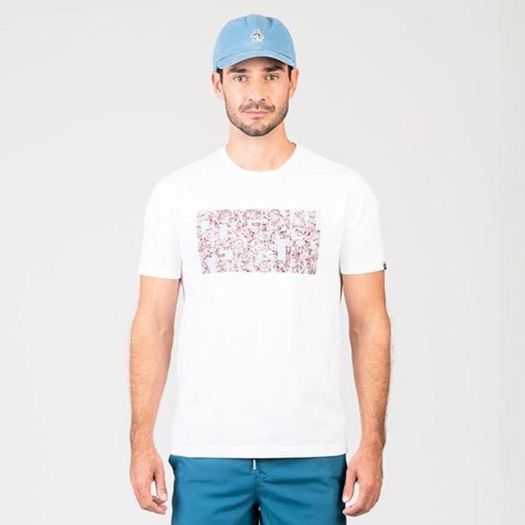 Original Penguin Camiseta Estampada Branca Original Penguin