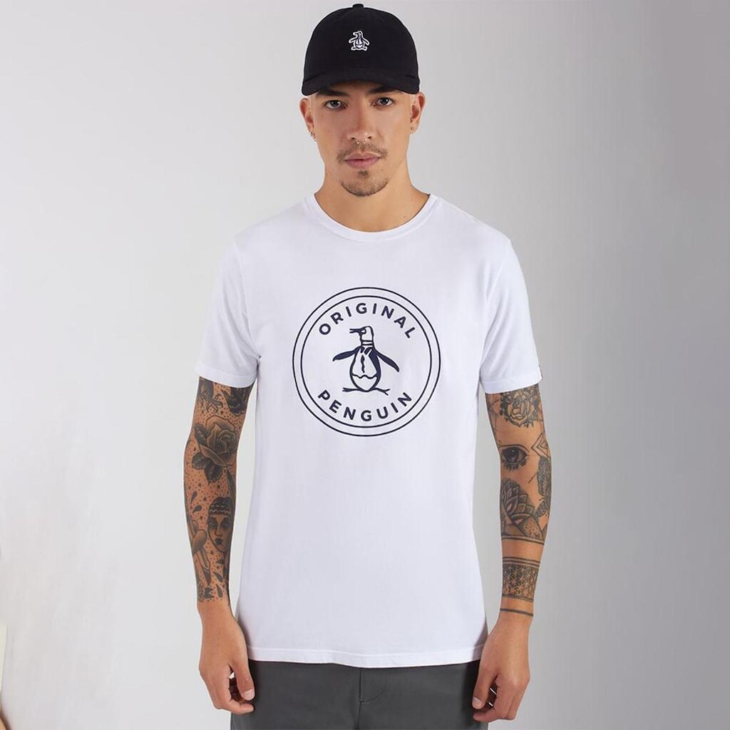 Original Penguin Camiseta Estampada Original Penguin Branca
