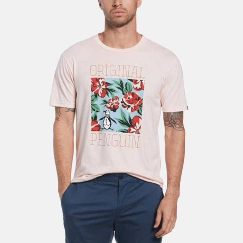 Original Penguin Camiseta Estampada Original Penguin Branca