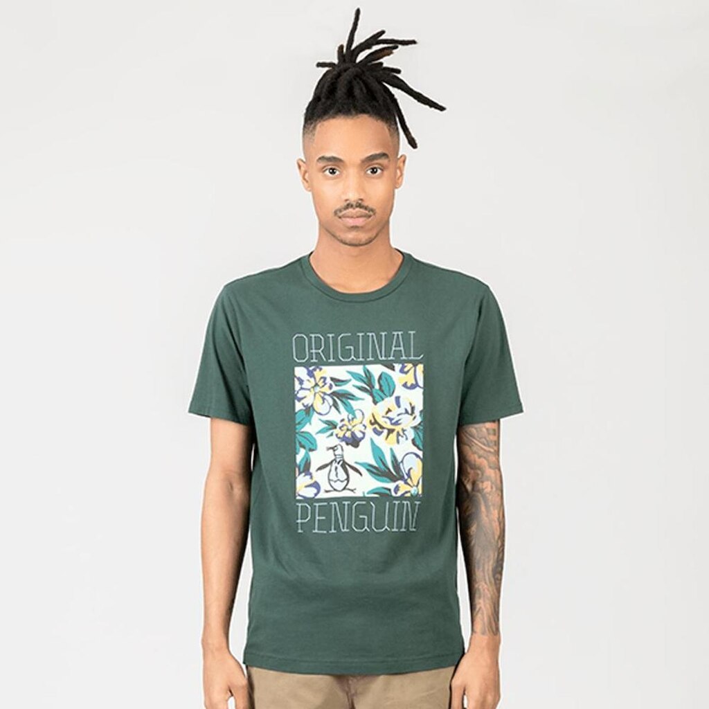 Original Penguin Camiseta Estampada Original Penguin Verde Escuro
