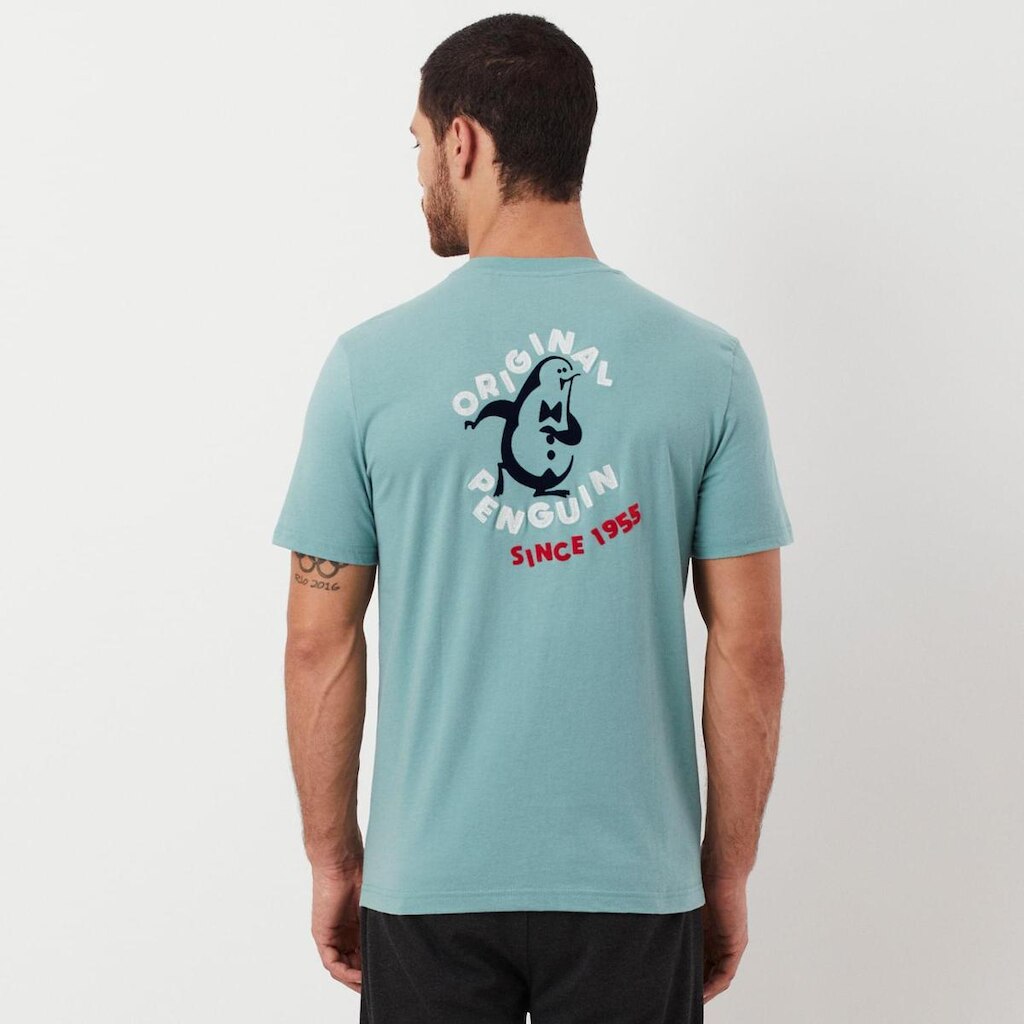 Original Penguin Camiseta Estampada Verde Original Penguin
