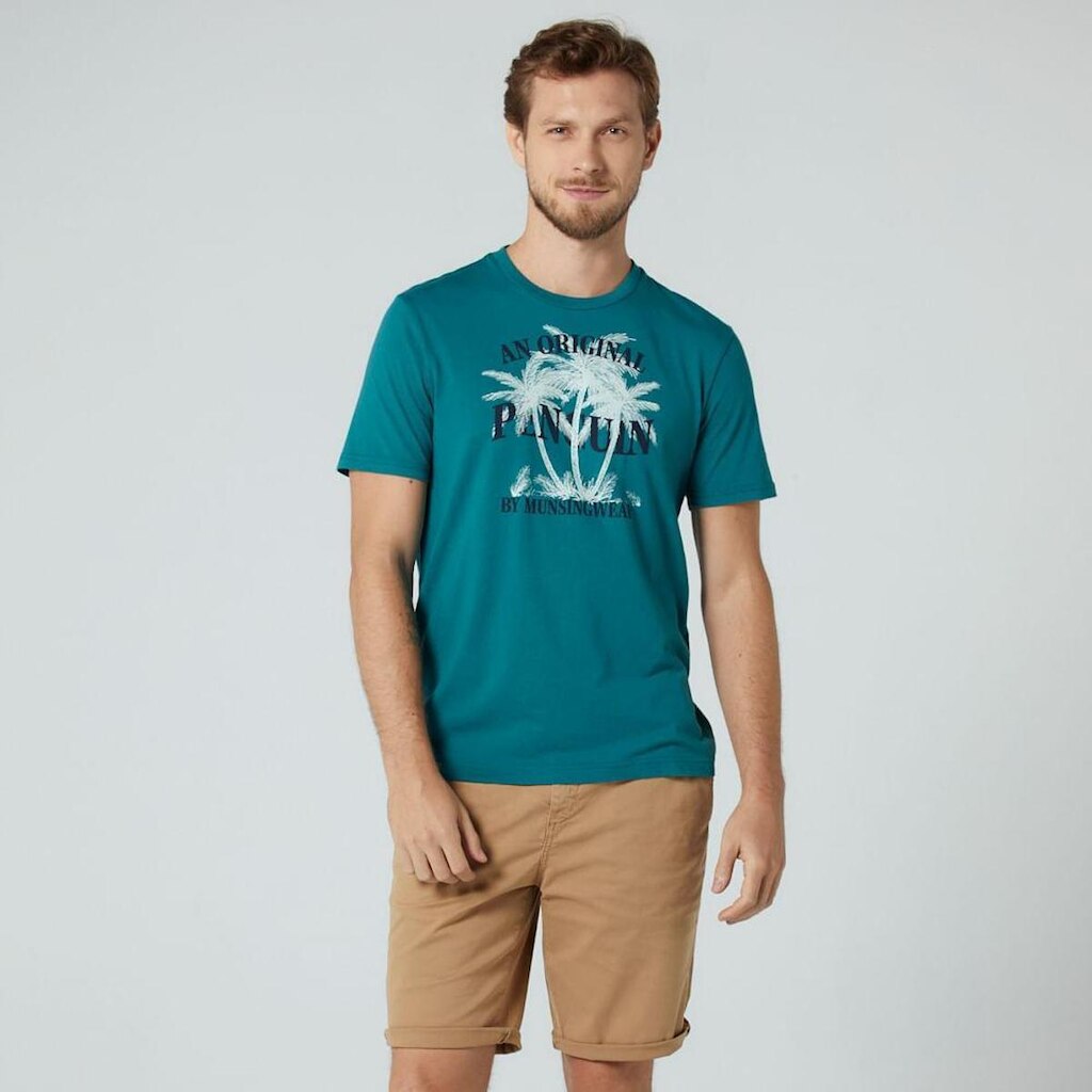 Original Penguin Camiseta Estampada Verde Original Penguin
