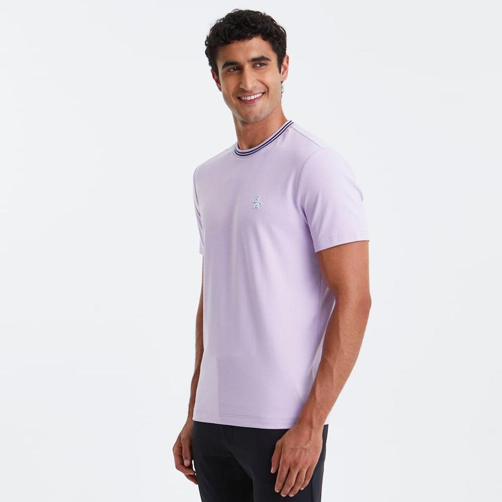 Original Penguin Camiseta Interloque Lilás Original Penguin
