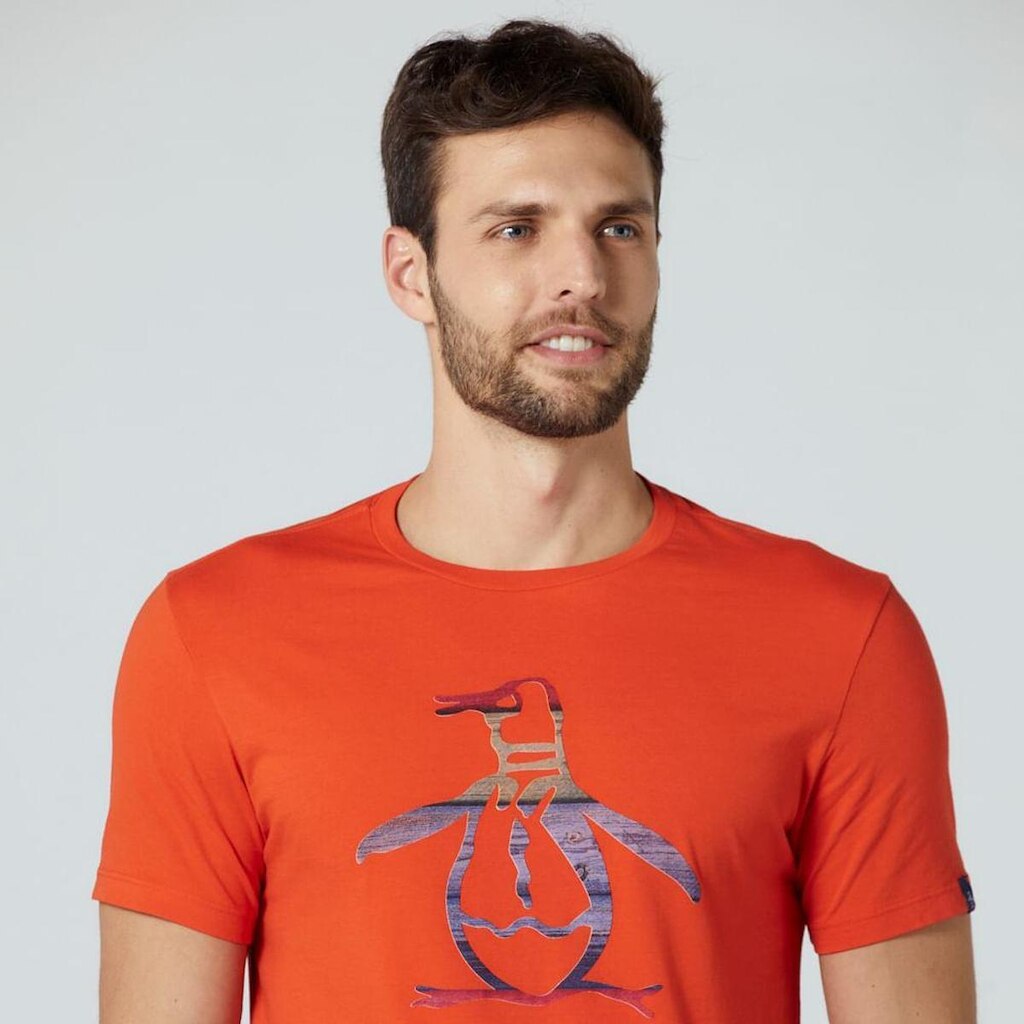 Original Penguin Camiseta Laranja Original Penguin