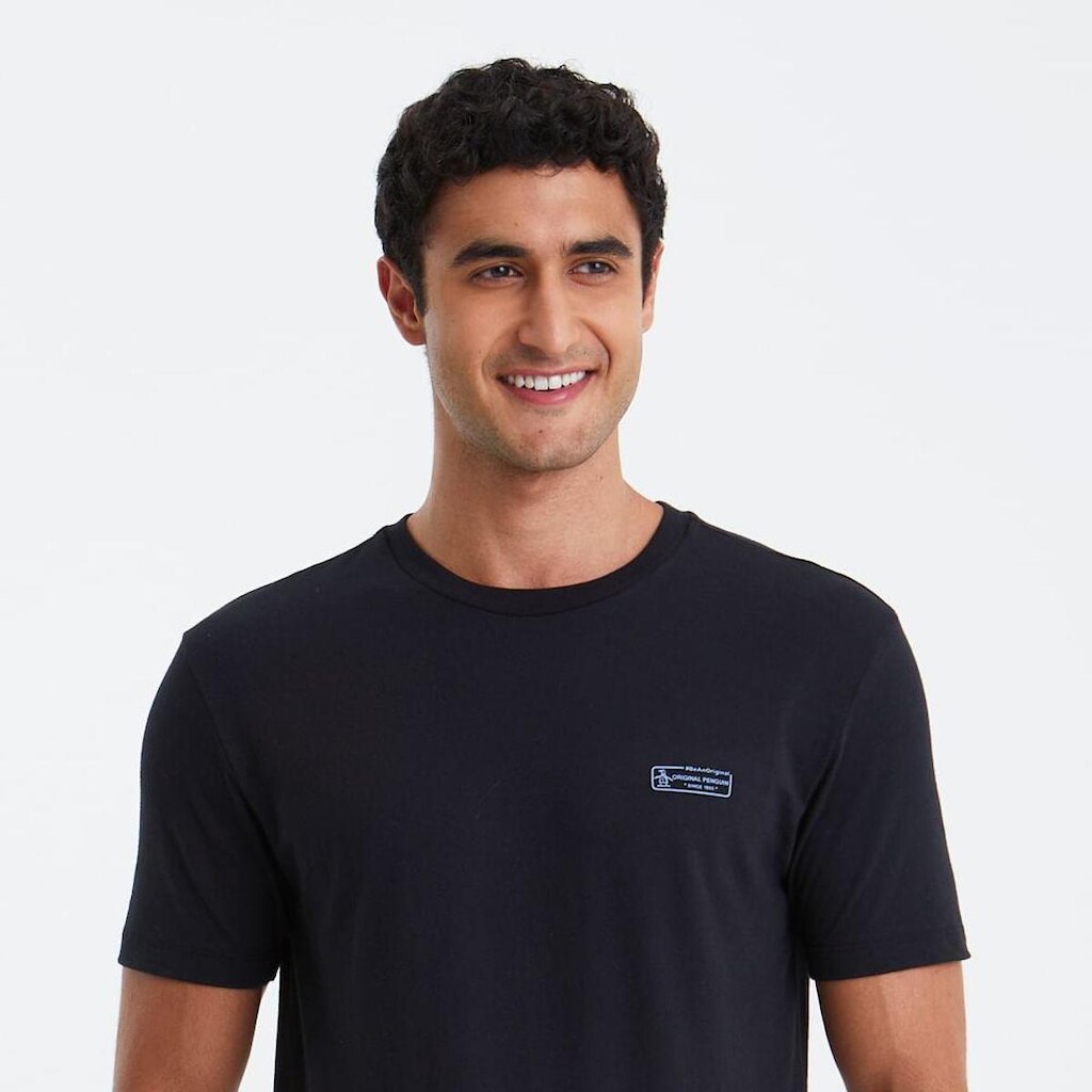 Original Penguin Camiseta Preta Original Penguin