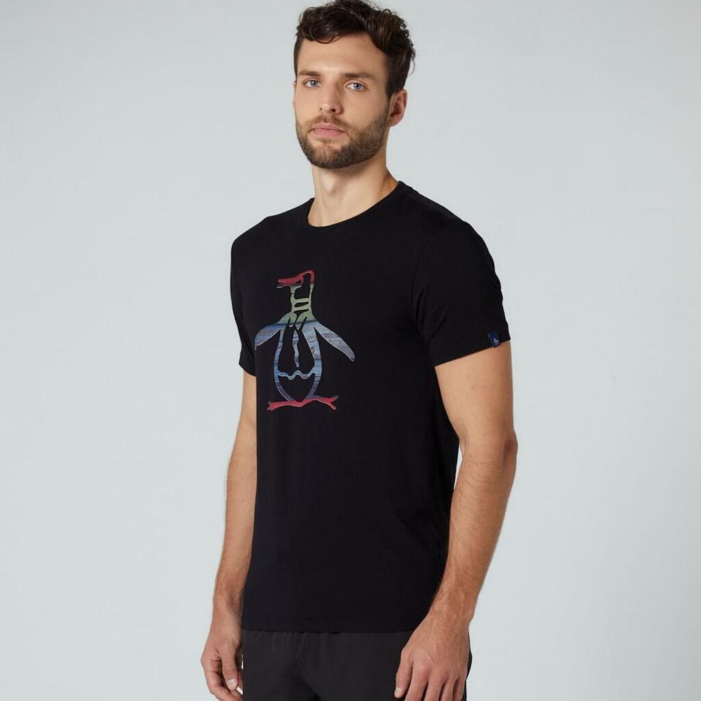Original Penguin Camiseta Preta Original Penguin