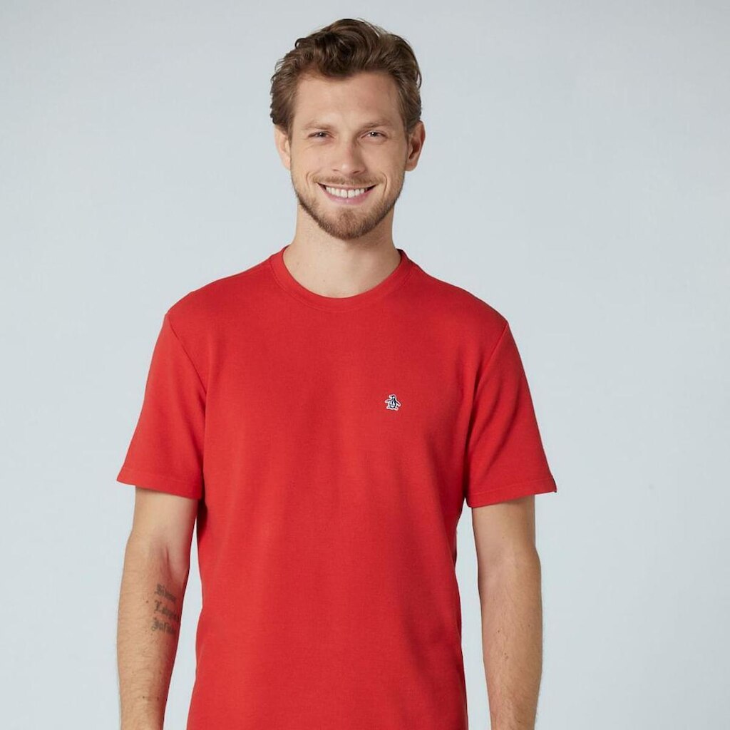Original Penguin Camiseta Vermelha Original Penguin