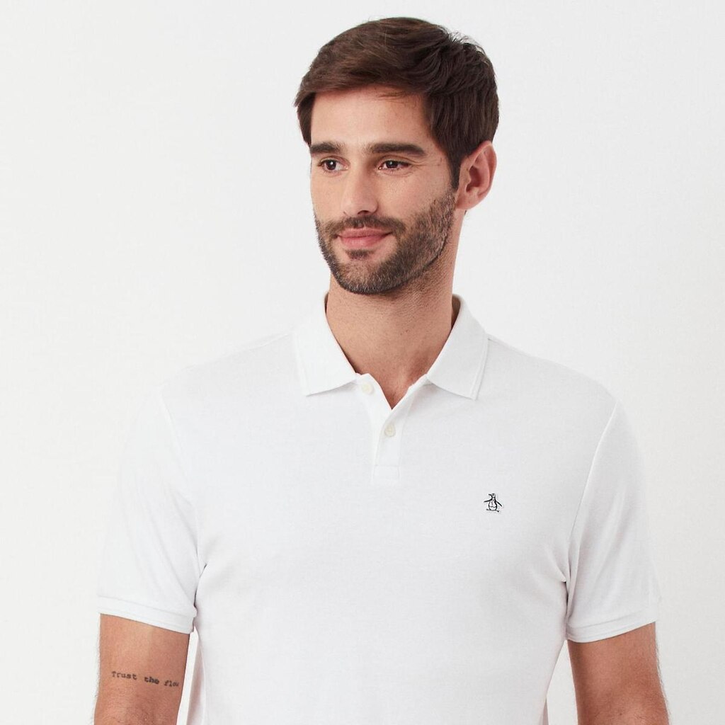 Original Penguin Polo Interloque Original Penguin Branca