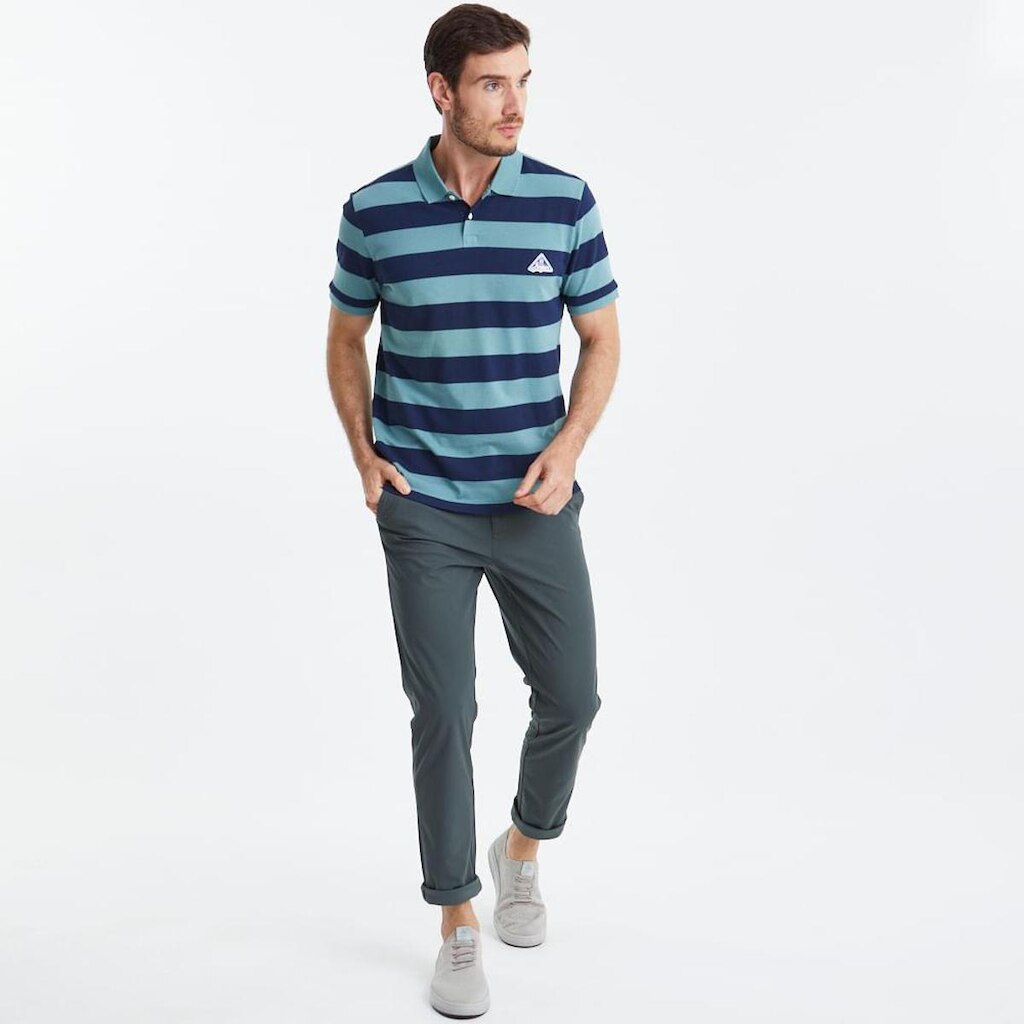 Original Penguin Polo Interloque Verde Original Penguin