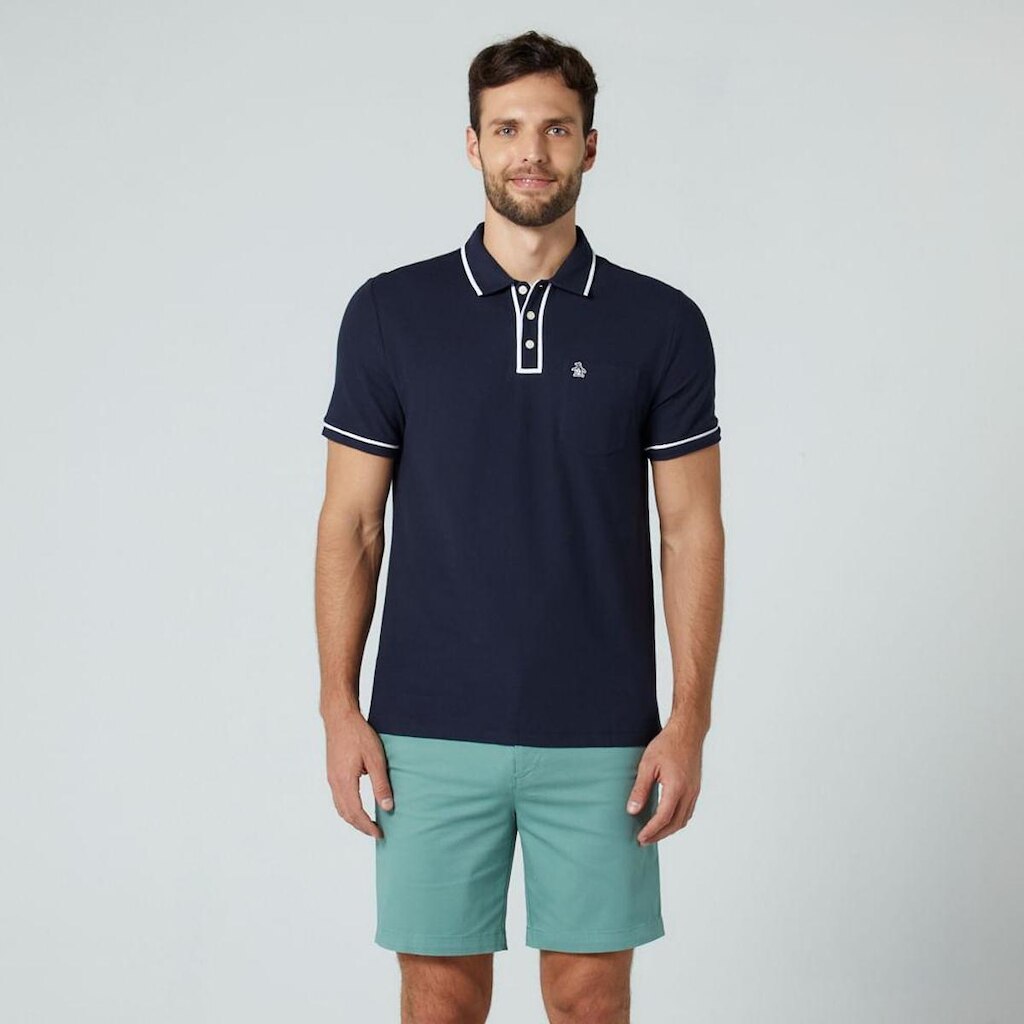 Original Penguin Polo Piquet Lisa Original Penguin Marinho