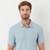 Original Penguin Polo Piquet Patch Azul Original Penguin - Azul