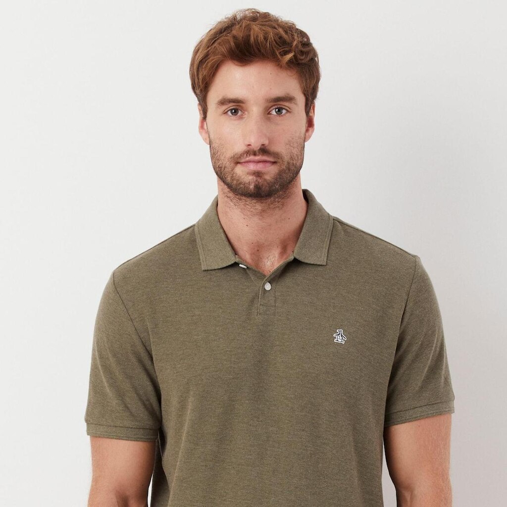 Original Penguin Polo Piquet Verde Original Penguin