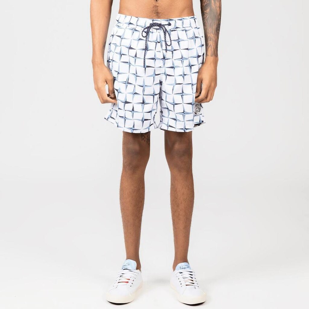 Original Penguin Shorts Penguin Stars Branco