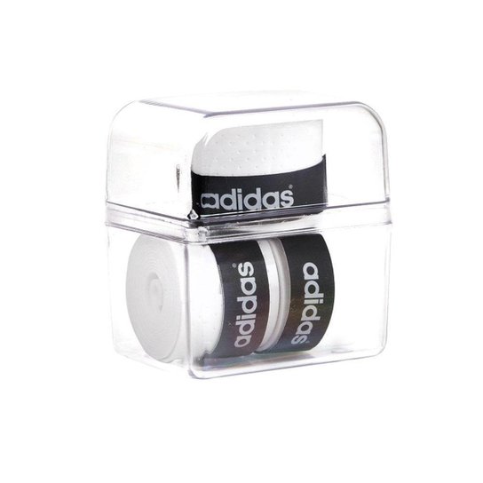 Overgrip Adidas para Raquetes de Padel e Beach Tennis Pack com 03 Unidades - Branco