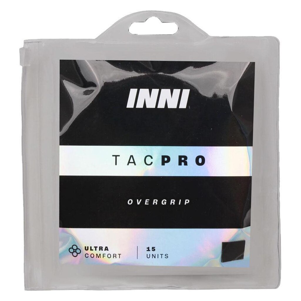 Overgrip Inni Tac Pro Com 15 Unidades Preto