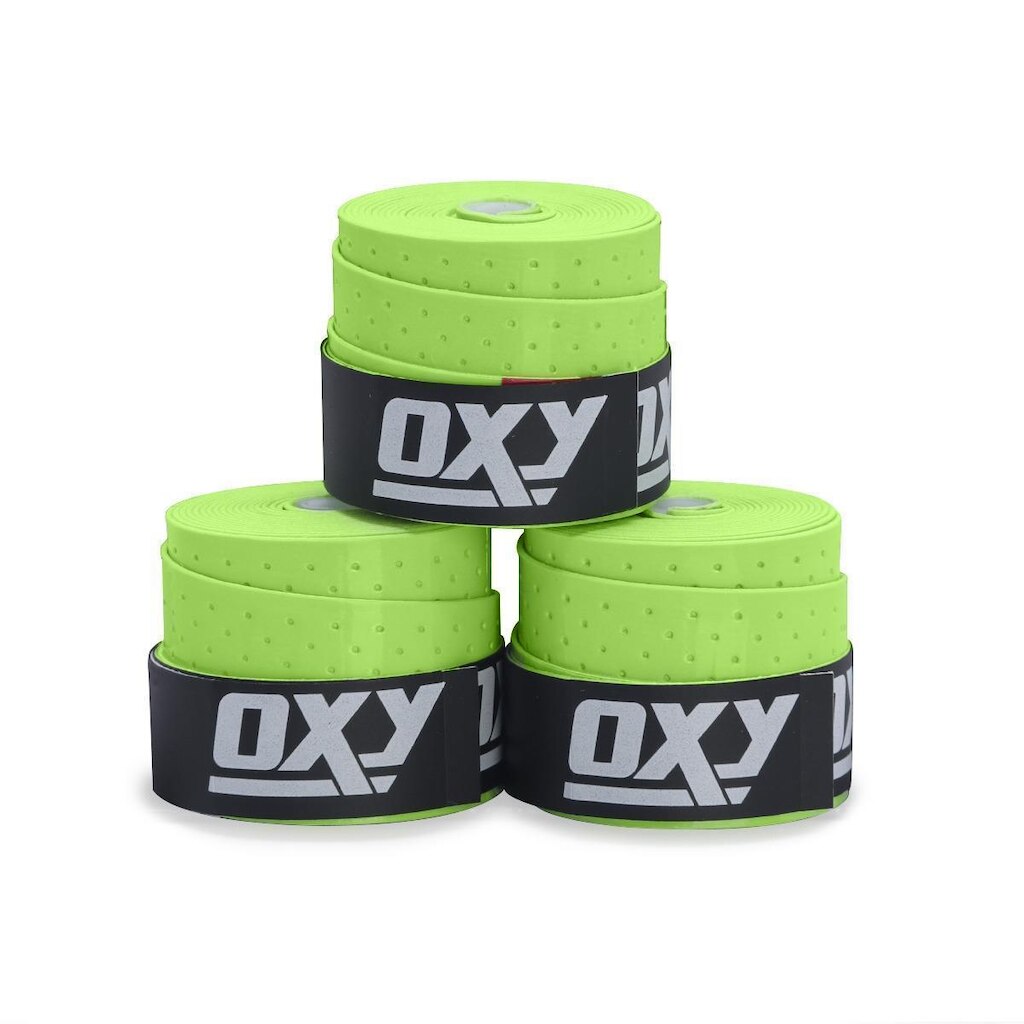Overgrip Oxy Perforated Com 3 Unidades Verde Limão