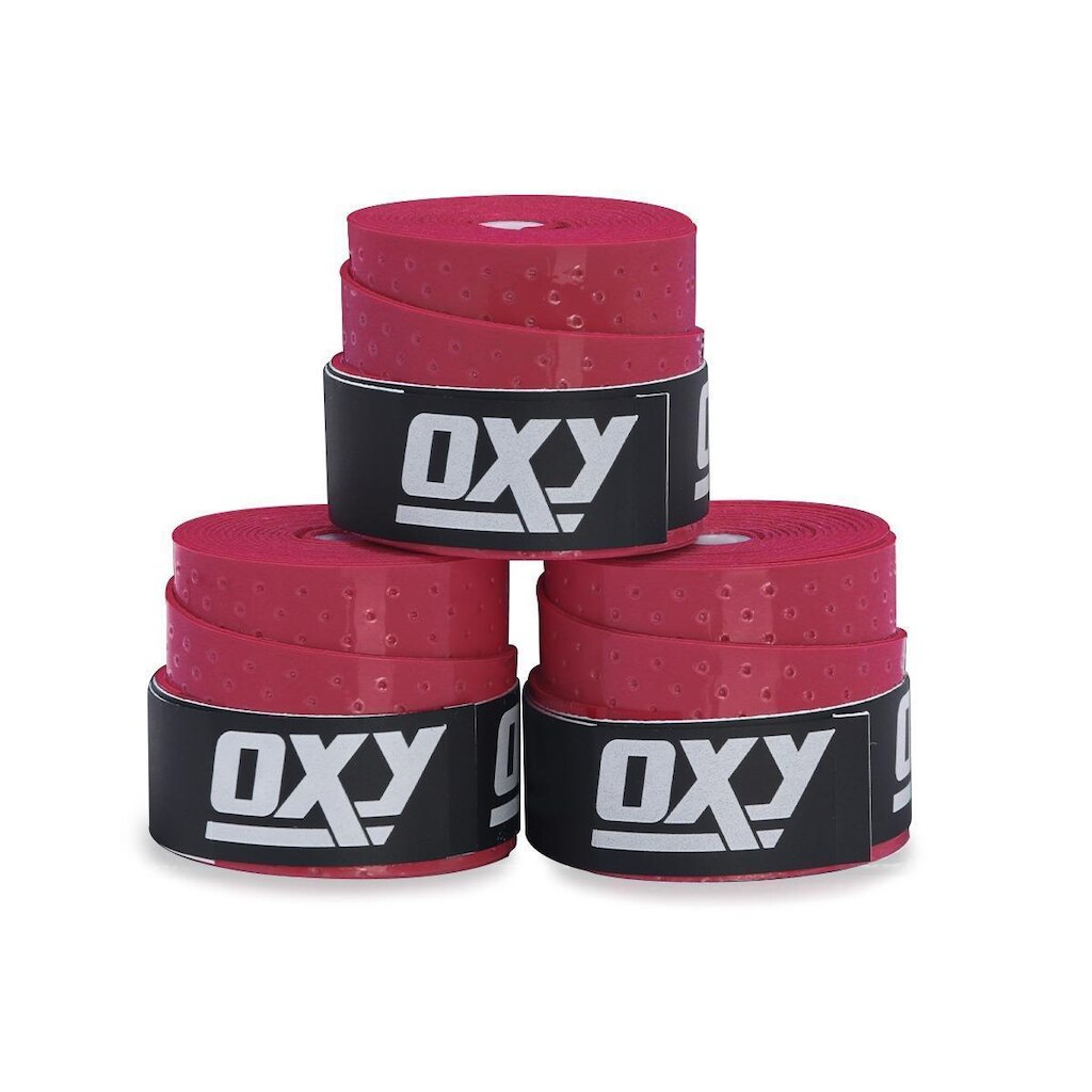 Overgrip Oxy Perforated Com 3 Unidades Vermelho