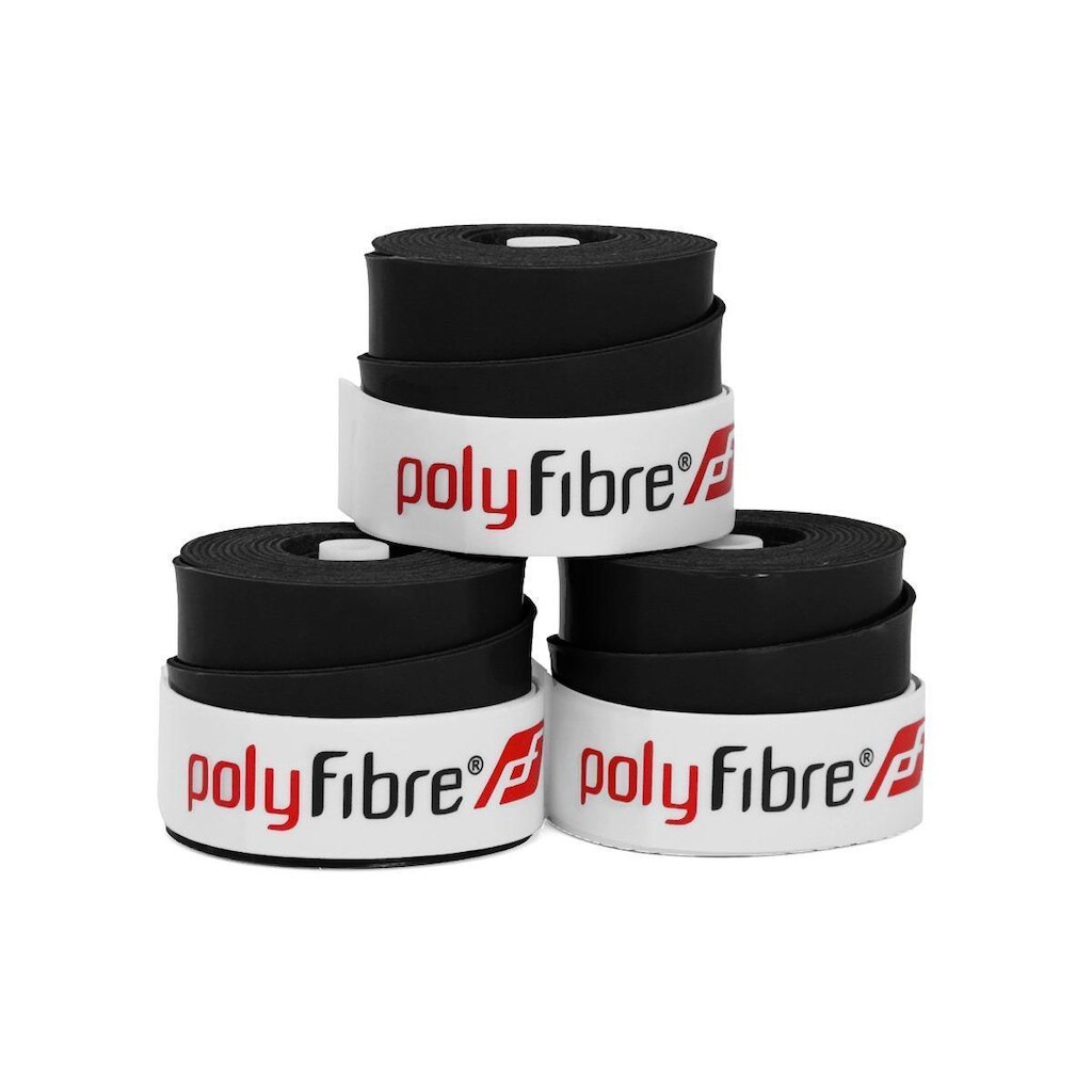 Overgrip Polyfibre Feel It 0.5mm - Pack Com 03 Unidades Preto