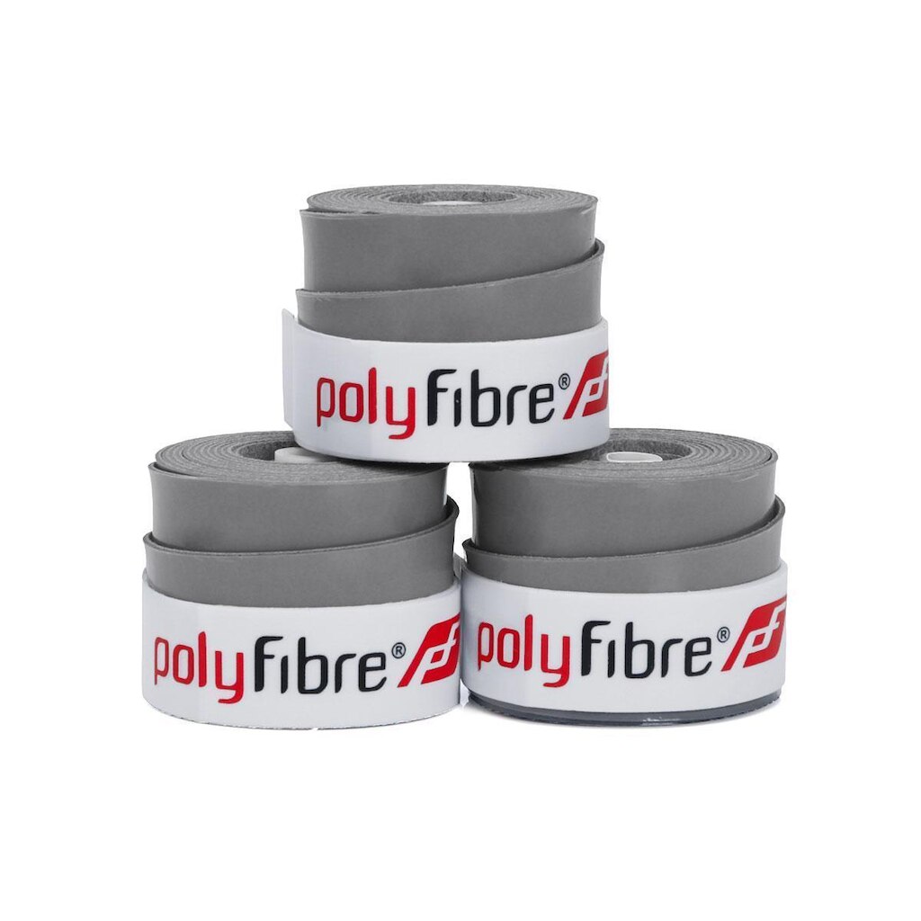 Overgrip Polyfibre Omnigrip 0.6mm - Pack com 03 Unidades Cinza Escuro