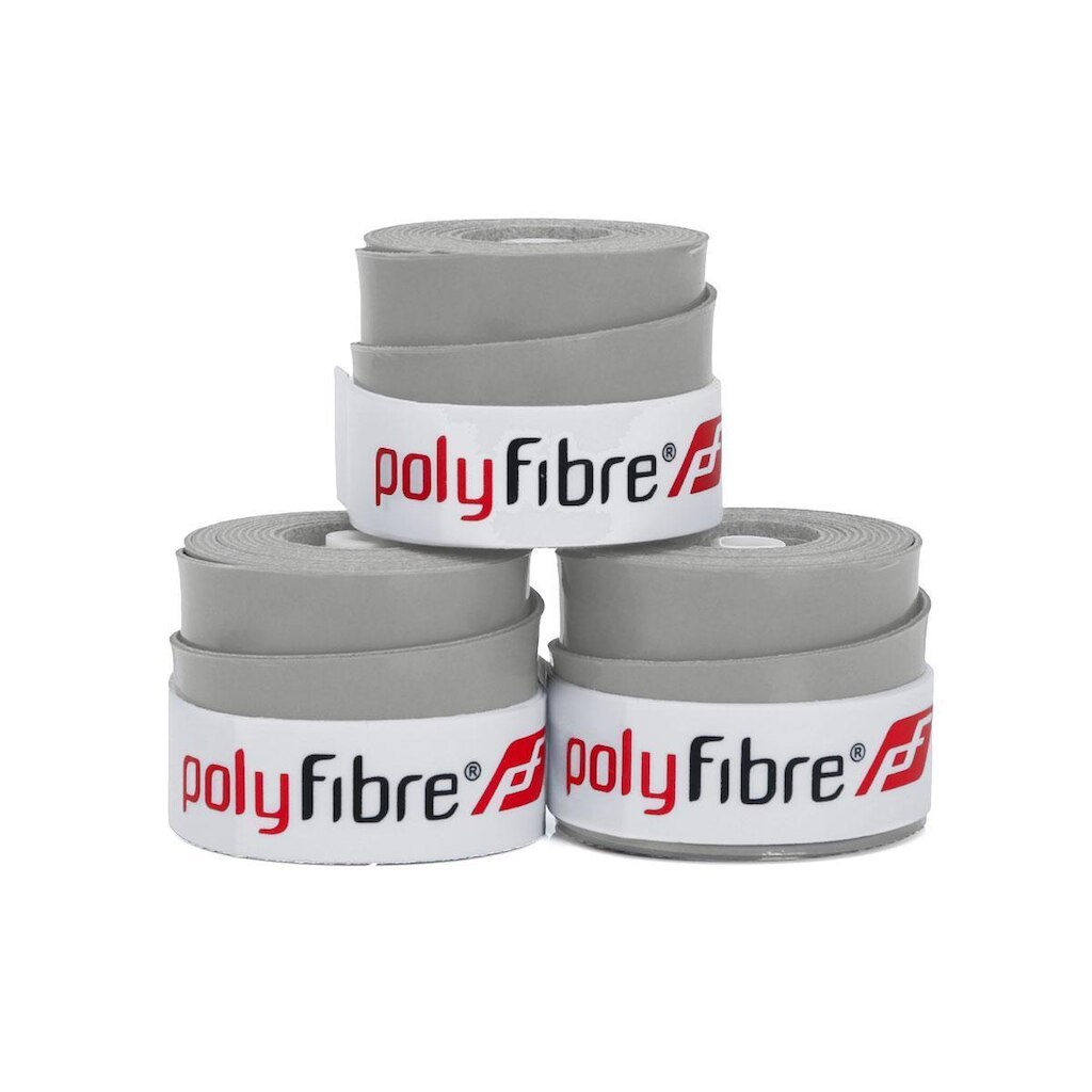 Overgrip Polyfibre Omnigrip 0.6mm - Pack com 03 Unidades Cinza