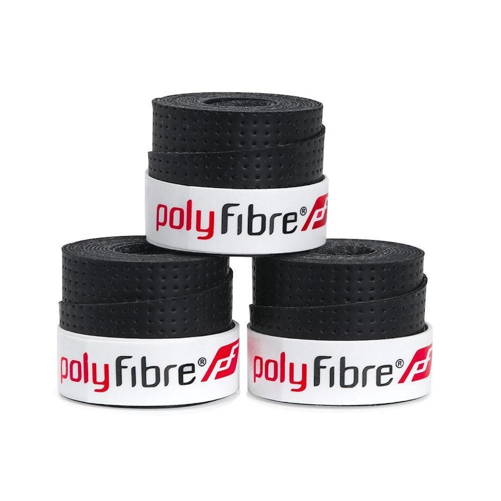 Overgrip Polyfibre Sat 0.6mm com 03 Unidades Preto