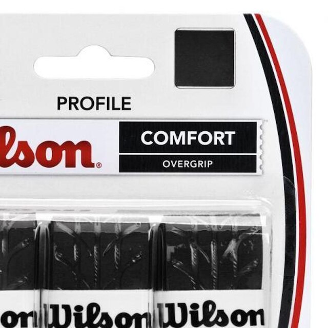 Overgrip Wilson Profile Confort Preto 3 unid.