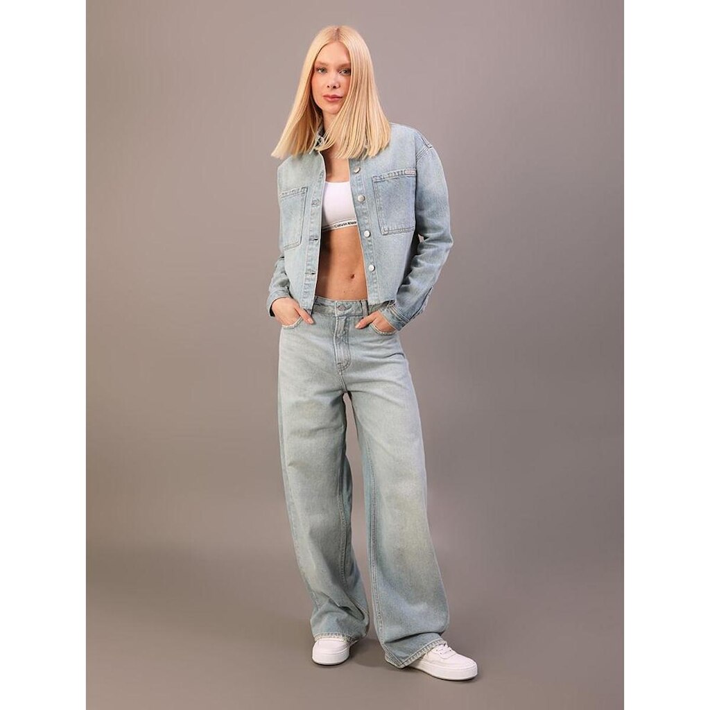 Overshirt Cropped  Barra a Fio