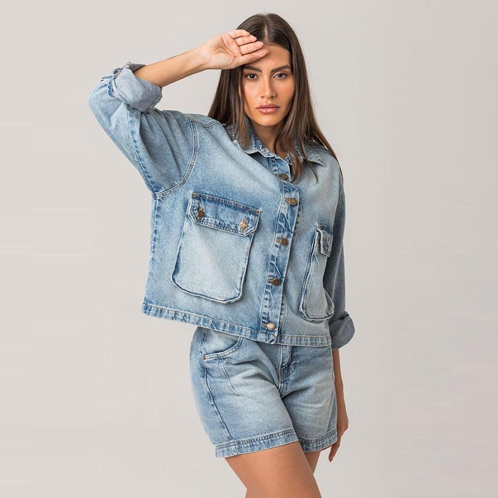 Overshirt Jeans Feminina Disparate
