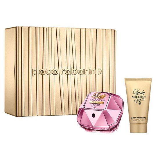 Paco Rabanne Lady Million Empire Kit Perfume Feminino EDP + Hidratante - Incolor Menor preço em Paco Rabanne Lady Million Empire Kit Perfume Feminino EDP + Hidratante - Incolor