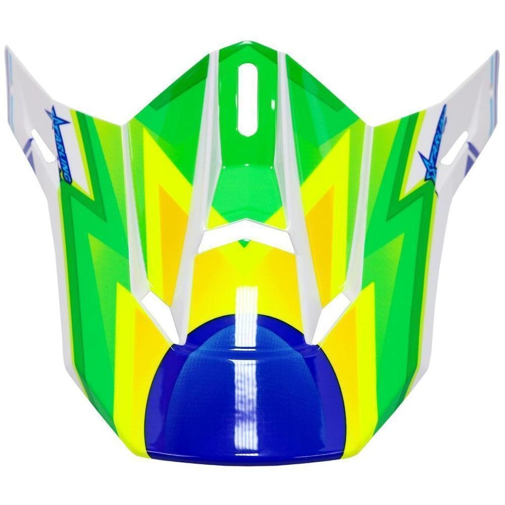 Pala Sobressalente para Capacete HUPI DH-3 Branco/Azul