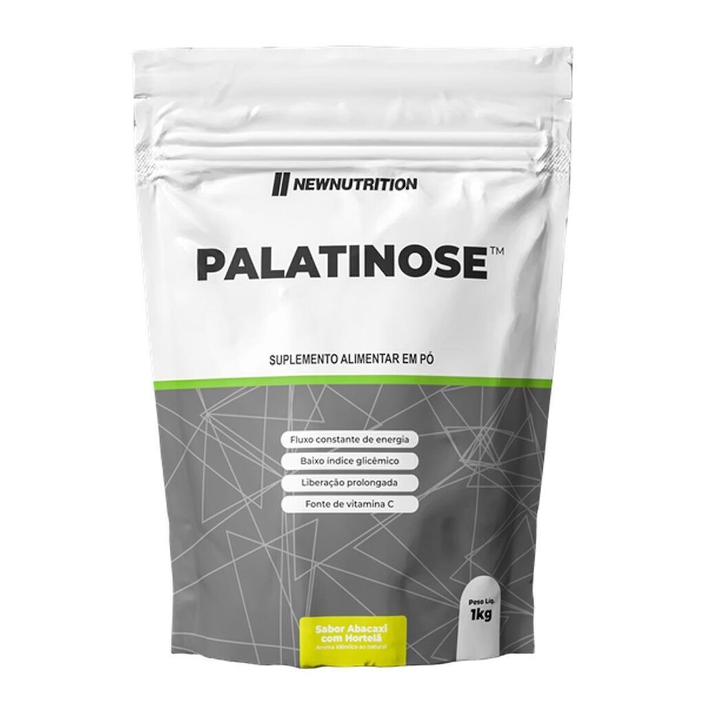 Palatinose - 1000g Abacaxi Com Hortelã - NewNutrition
