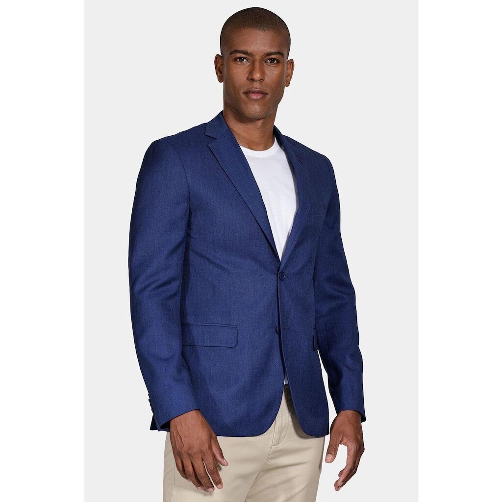 Paleto Texturizado Super Slim Azul