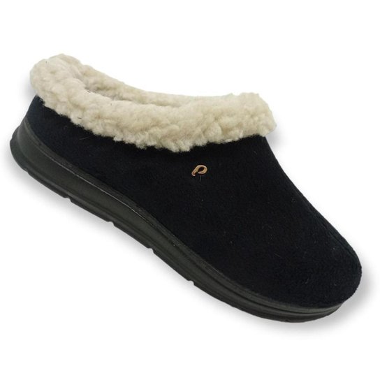 Pantufa Feminina Adulta Pegada 266002 - Preto Menor preço em Pantufa Feminina Adulta Pegada 266002 - Preto