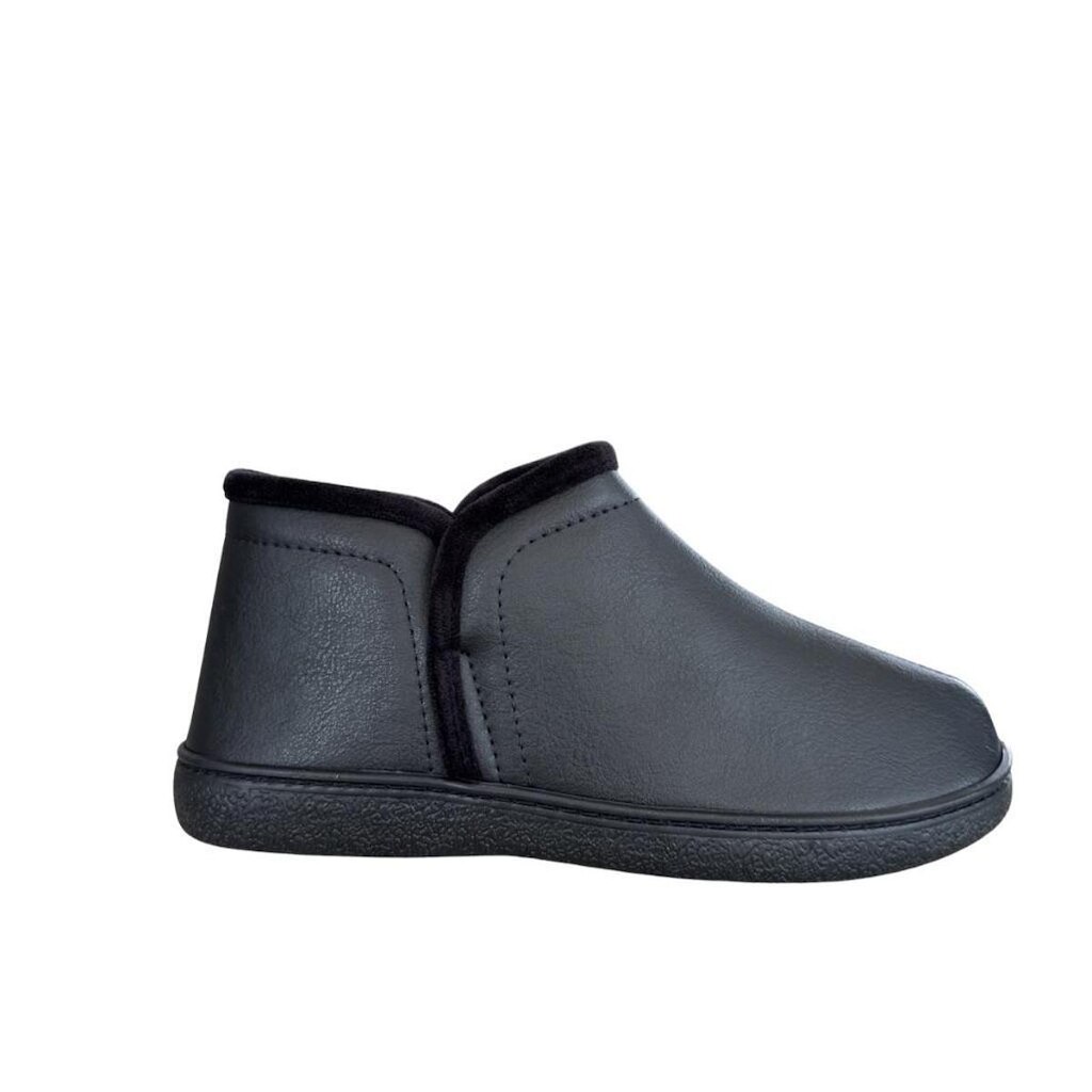 Pantufa Leffa 753 Peluciada Antiderrapante Preta