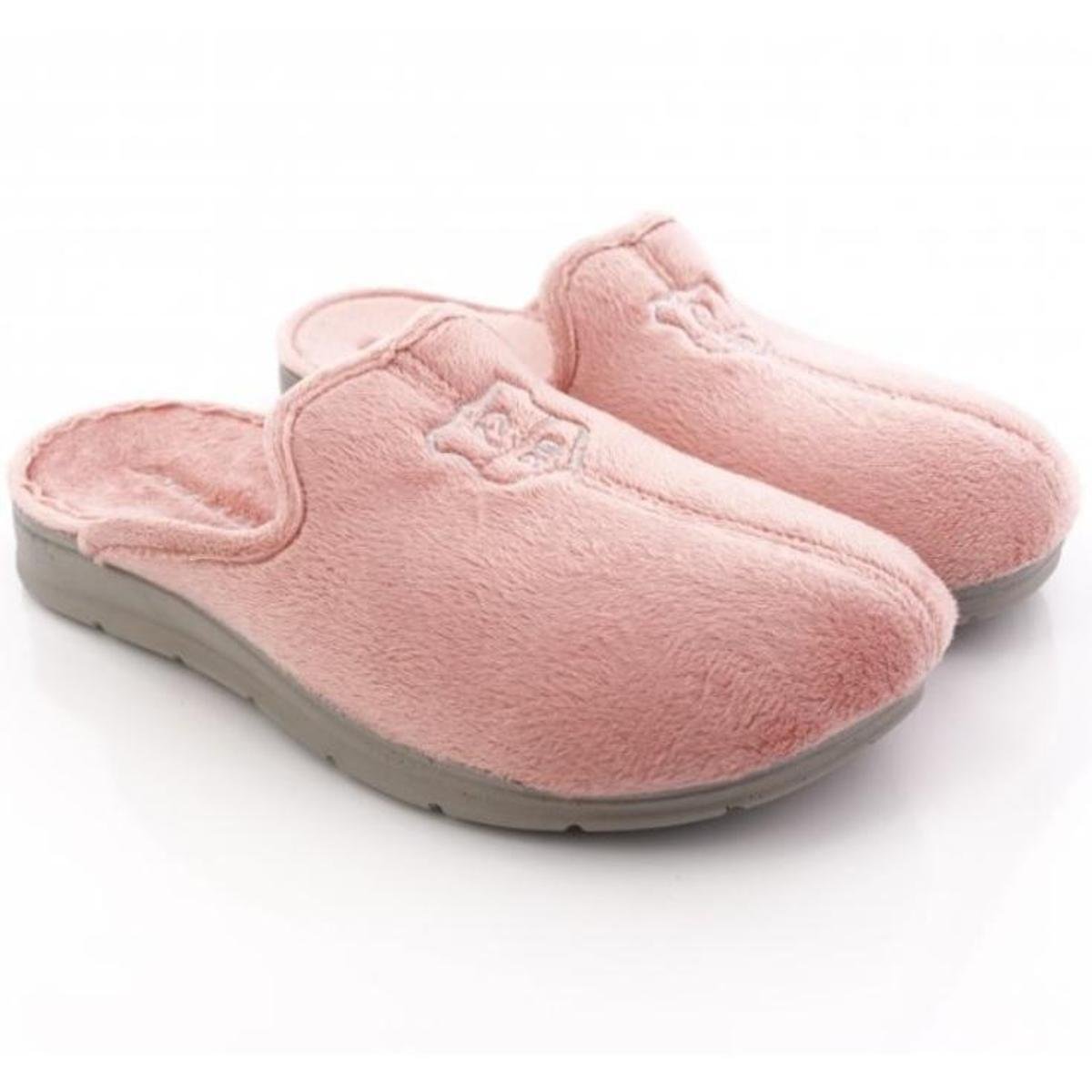 Pantufa Pegada Feminina em Tecido Rose 266001-03 - Rosa | Netshoes