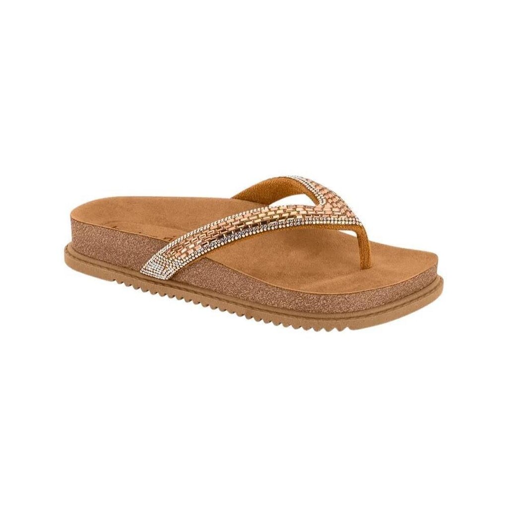 Papete Beira Rio Feminina Bronze Ref:8524.108