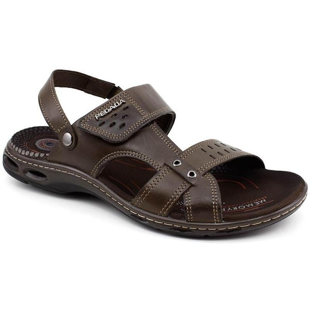 Papete Pegada  Couro Masculina